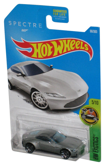 Hot Wheels HW Exotics Aston Martin DB10 (2015) Mattel Silver Spectre 007 Car 96/365 - (Cracked Plastic)