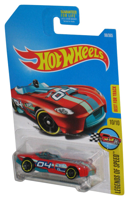 Hot Wheels Legends of Speed 10/10 (2015) Red Rrroadster Toy Car 98/365