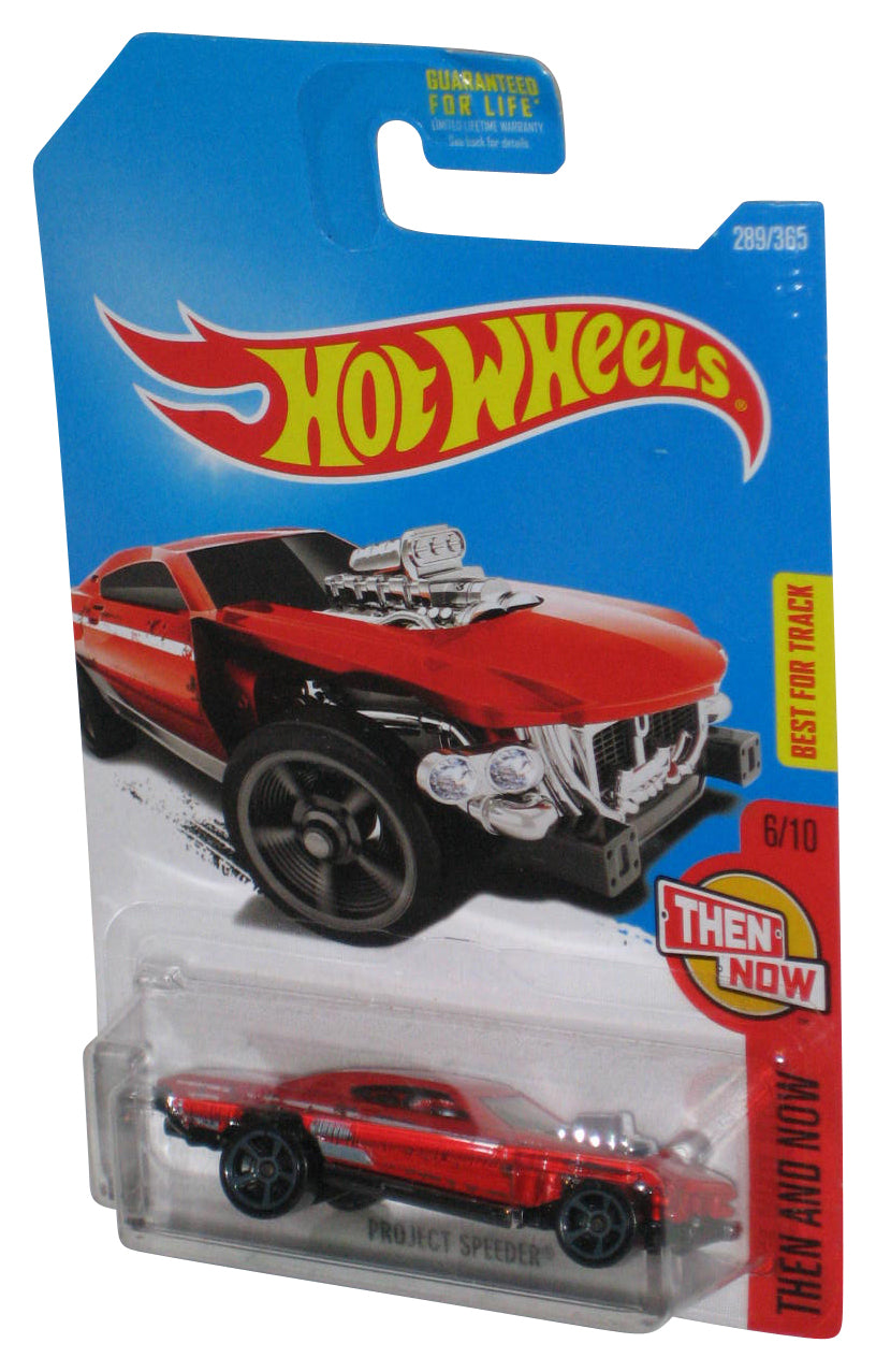 Hot Wheels Then And Now 6/10 (2015) Red Project Speeder Toy Car 289/365