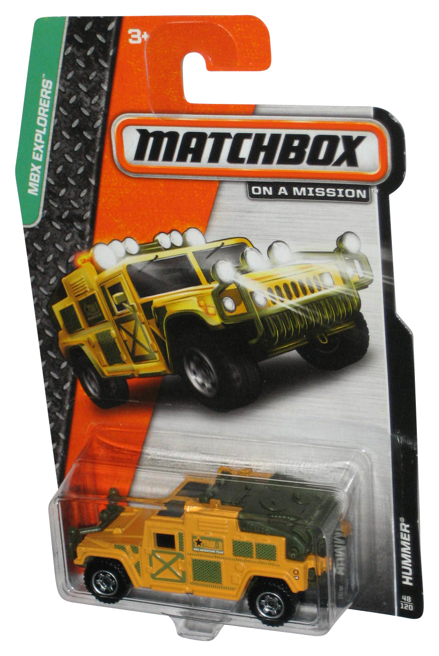 Matchbox MBX Explorers (2013) Yellow Hummer Toy 48/120