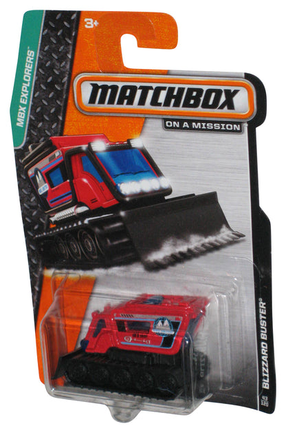 Matchbox MBX Explorers (2013) Blizzard Buster Red Toy Vehicle 43/120