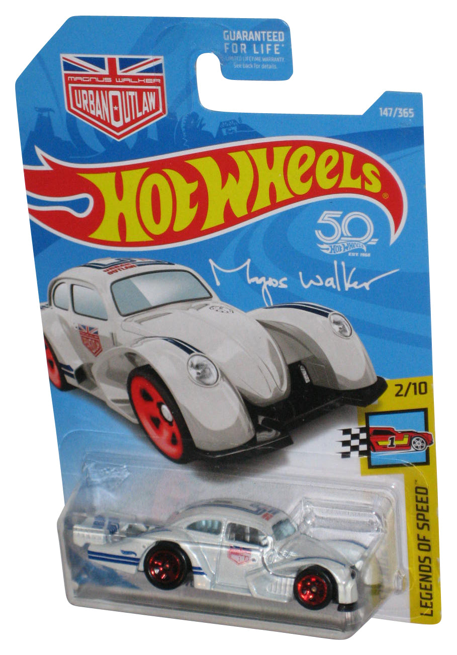Hot Wheels Legends of Speed 2/10 (2017) White Volkswagen Kafer Racer Car 147/365