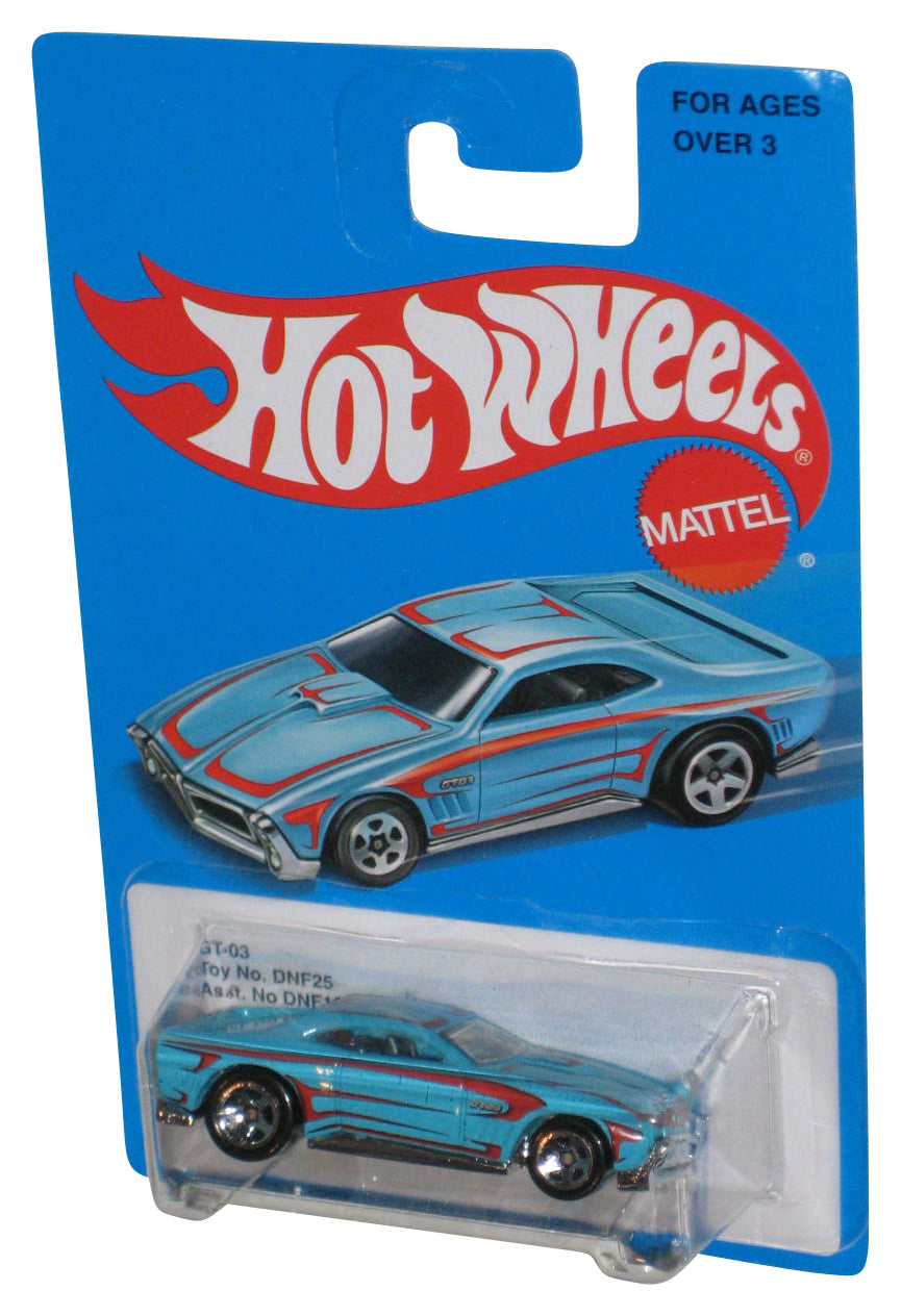 Hot Wheels GT-03 (2015) Mattel Blue Retro Toy Car - (Target Exclusive)