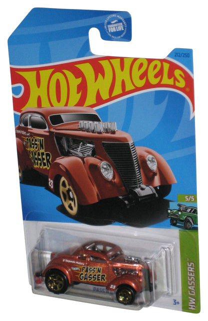 Hot Wheels HW Gassers 5/5 (2021) Metalflake Brown Pass'N Gasser Toy Car 212/250