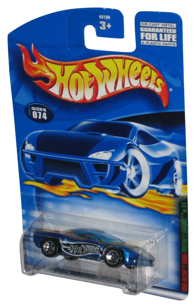 Hot Wheels Logo-Motive Series 2/4 (2001) Blue Pontiac Banshee Toy Car #074