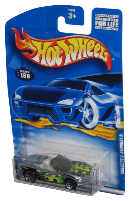 Hot Wheels Corvette Stingray (2001) Silver Collector Toy Car #180