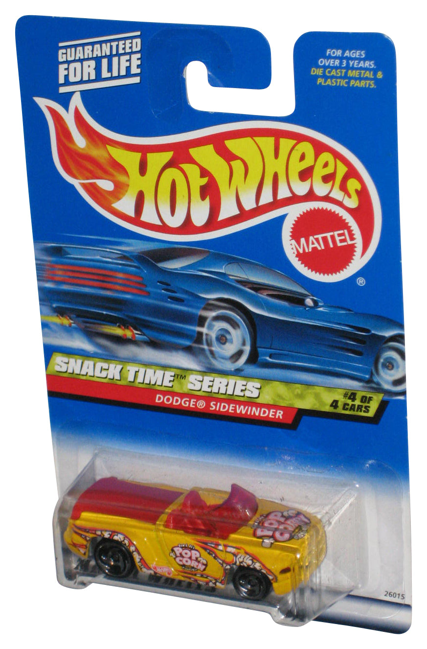 Hot Wheels Snack Time Series 4/4 (2000) Yellow Dodge Sidewinder Popcorn Car #016