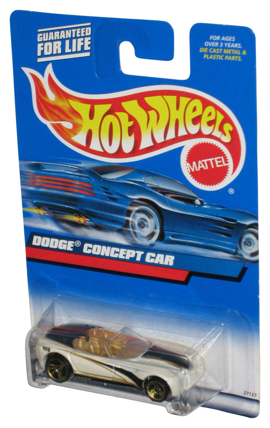 Hot Wheels Dodge Concept Car (2000) Mattel White Die-Cast Toy #167