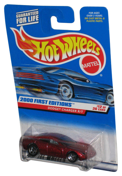 Hot Wheels 2000 First Editions 12/36 Red Dodge Charger R/T Toy Car #072