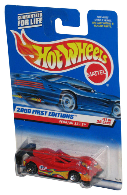 Hot Wheels 2000 First Editions 11/36 Red Ferrari 333 SP Toy Car #071
