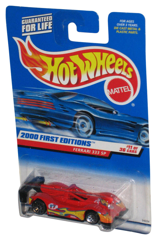 Hot Wheels 2000 First Editions 11/36 Red Ferrari 333 SP Toy Car #071