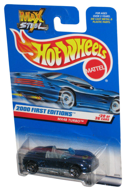 Hot Wheels 2000 First Editions 20/36 MX48 Turbo Max Steel Toy Car #080