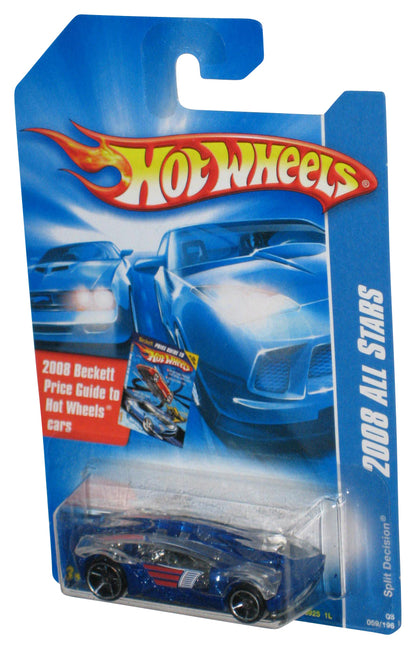 Hot Wheels 2008 All Stars Blue Split Decision Toy Car 059/196
