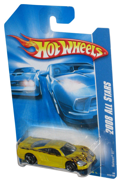 Hot Wheels 2008 All Stars Yellow Saleen S7 Toy Car 072/196