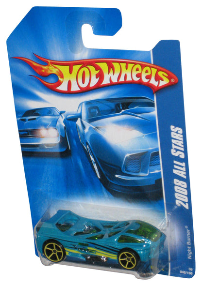 Hot Wheels 2008 All Stars Night Burner Blue Toy Car 046/196