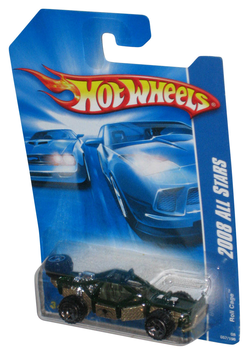 Hot Wheels 2008 All Stars (2007) Green Roll Cage Toy Car 057/196