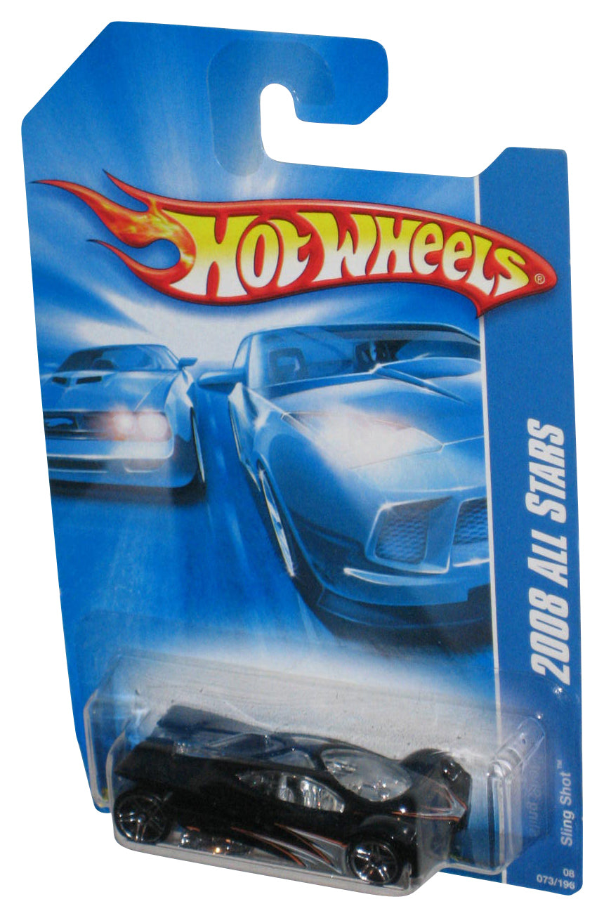 Hot Wheels 2008 All Stars Black Sling Shot Toy Car 073/196
