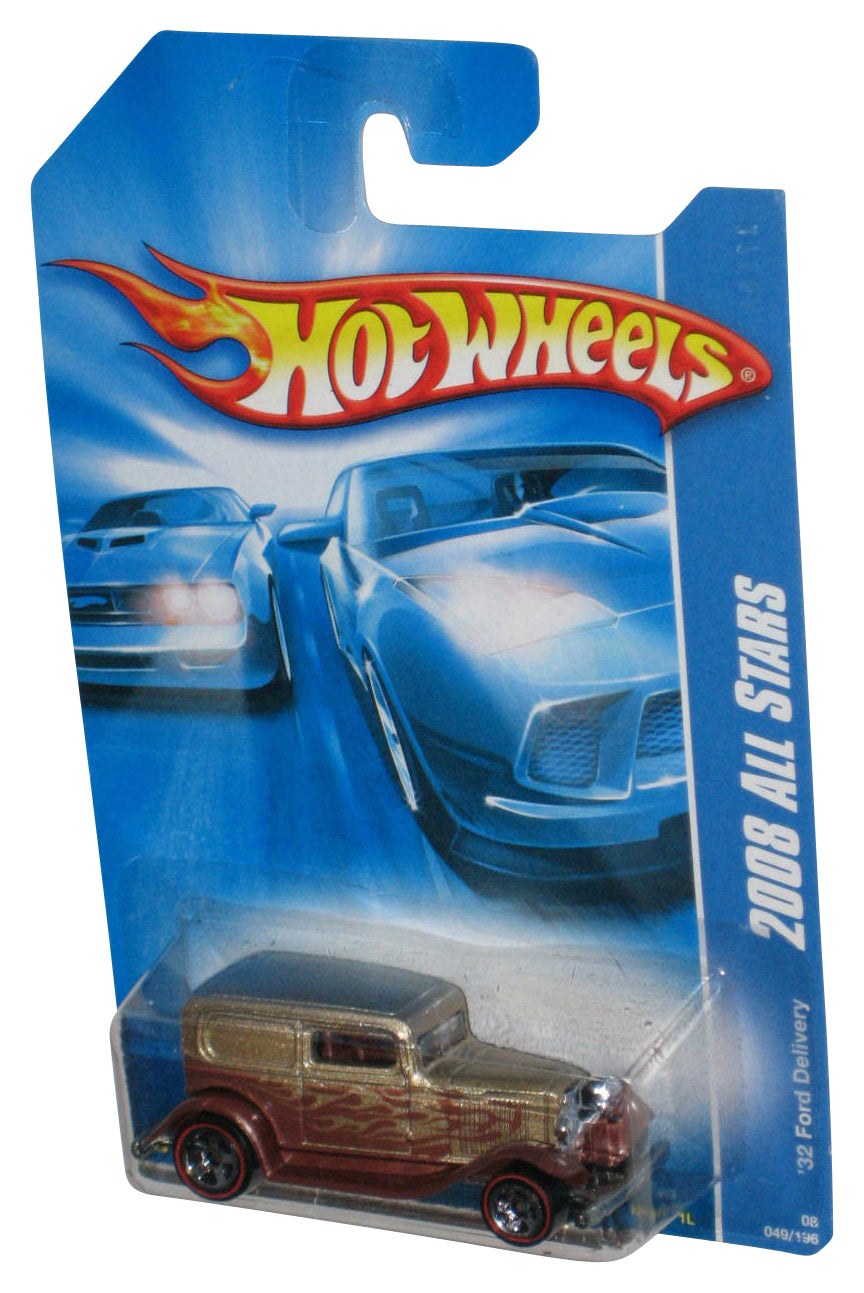 Hot Wheels 2008 All Stars Gold '32 Ford Delivery Toy Car 049/196 - (Small Dent)