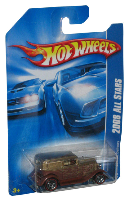 Hot Wheels 2008 All Stars Gold '32 Ford Delivery Toy Car 049/196 - (Card Corner Wear)