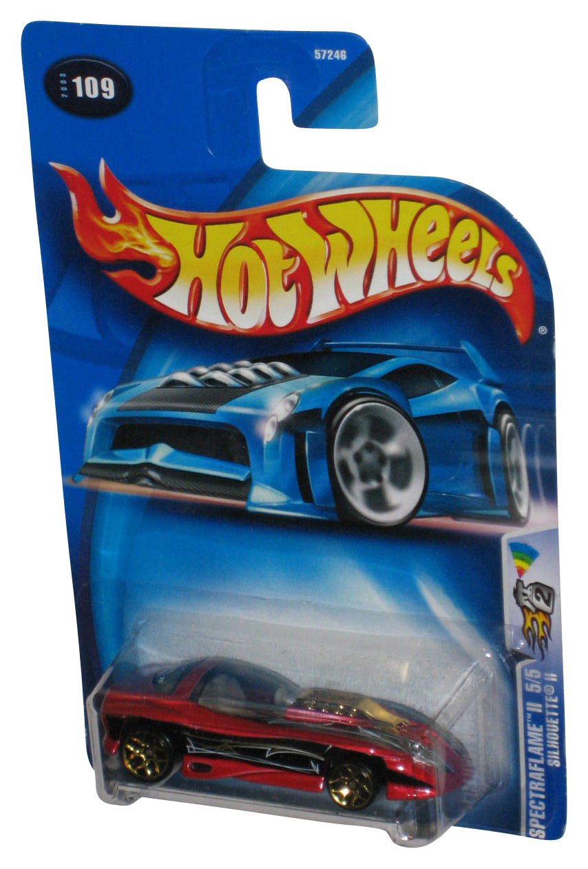 Hot Wheels Spectraflame II 5/5 (2003) Red Silhouette II Toy Car #109