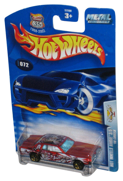 Hot Wheels Anime 3/5 (2003) Mattel Red '68 Cougar Toy Car #072