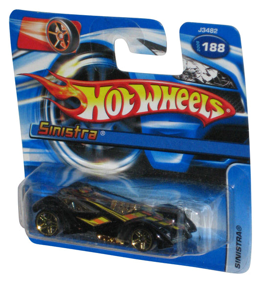 Hot Wheels Sinistra Black (2006) Mattel Die-Cast Toy Car #188 - (Short Card)
