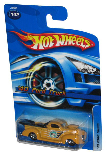 Hot Wheels Yellow '40 Ford Truck (2006) Mattel Die-Cast Toy #142
