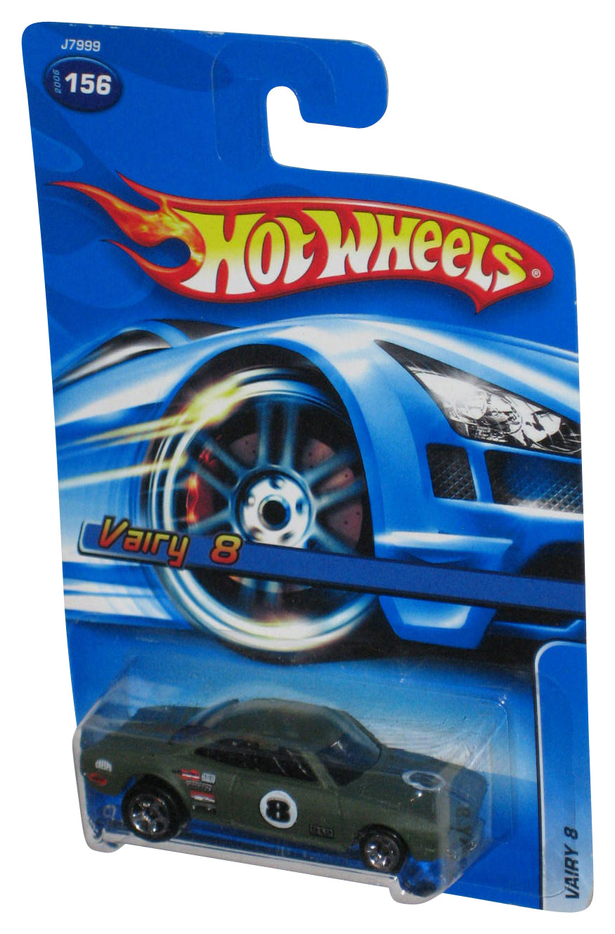 Hot Wheels Vairy 8 (2006) Mattel Green Die-Cast Toy Car #156