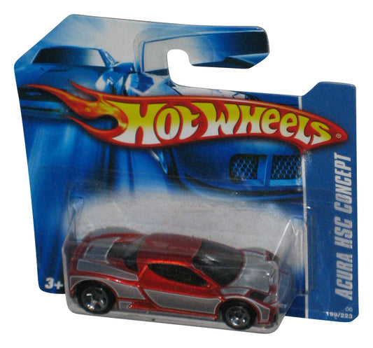 Hot Wheels Acura HSC Concept (2006) Mattel Silver & Red Toy Car 199/223 - (Short Card)