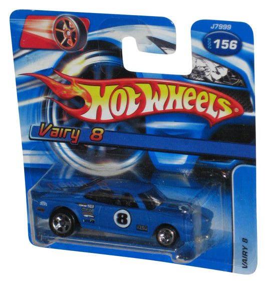 Hot Wheels Vairy 8 (2006) Mattel Blue Die-Cast Toy Car #156 - (Short Card)