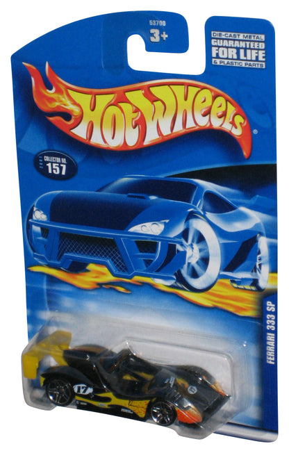 Hot Wheels Ferrari 333 SP (2001) Mattel Black Die-Cast Toy Car #157