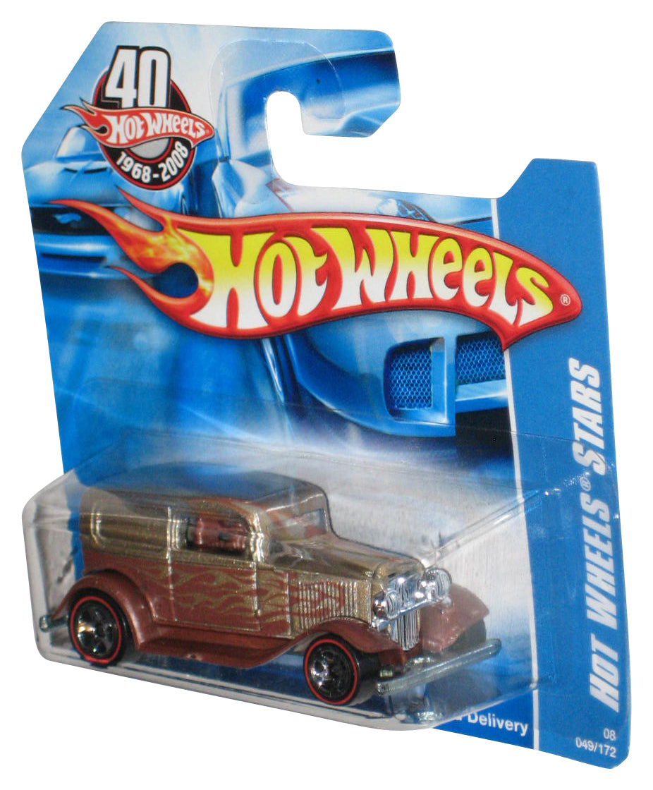 Hot Wheels 40th Stars Gold '32 Ford Delivery Toy Car 049/172 - (Short Card)