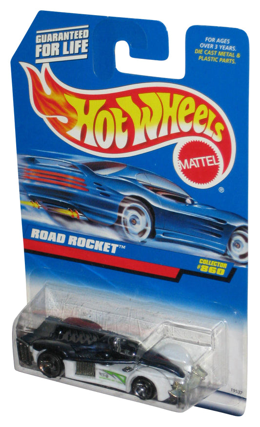 Hot Wheels Road Rocket (1997) Black & White Toy Car #860