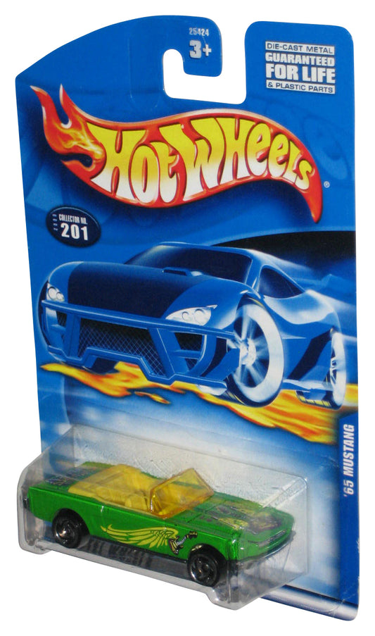Hot Wheels Green '65 Mustang (2000) Mattel Die-Cast Toy Car #201