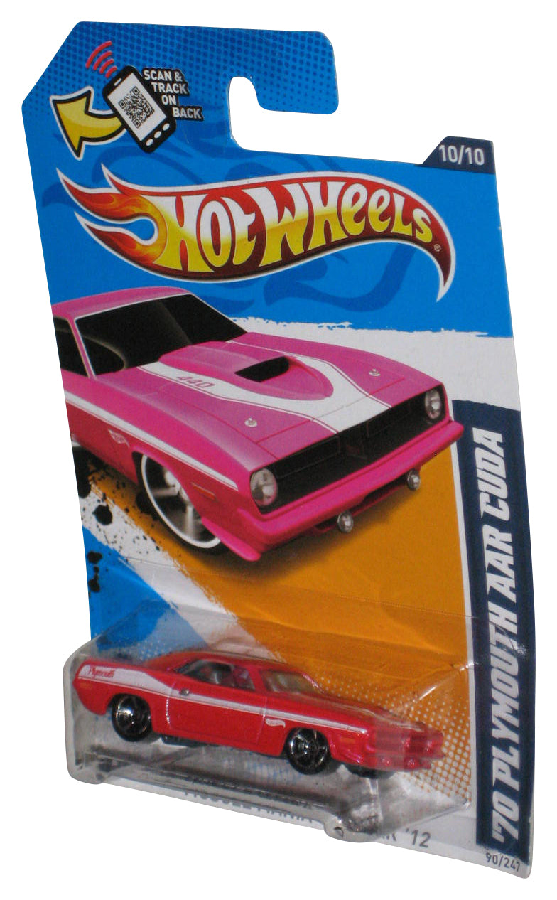 Hot Wheels Muscle Mania Mopar '12 10/10 (2011) Pink '70 Plymouth Aar Cuda Car 90/247