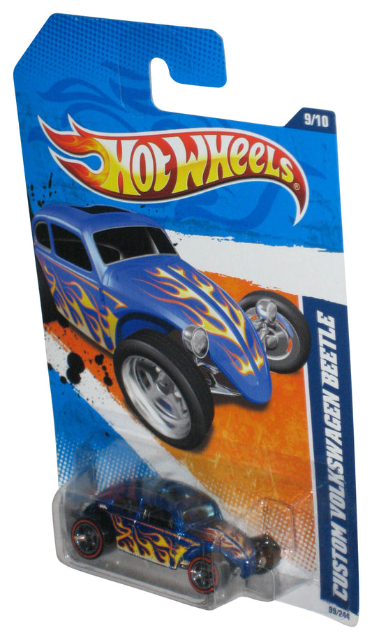 Hot Wheels Heat Fleet '11 9/10 Blue Custom Volkswagen Beetle Car 99/244