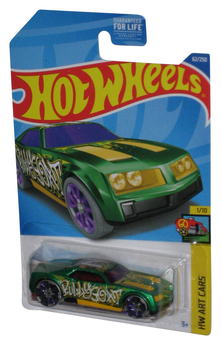 Hot Wheels HW Art (2021) Green Die-Cast Bully Goat Toy Car 62/250