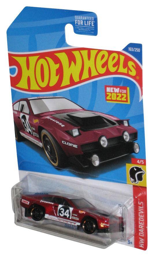 Hot Wheels HW Daredevils 4/5 (2022) Red Dimachinni Veloce Toy Car 163/250