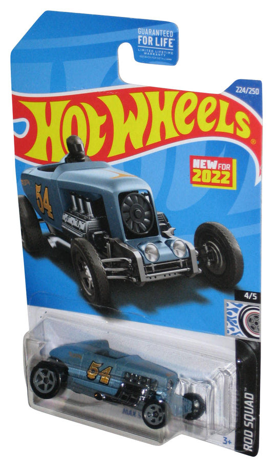 Hot Wheels Rod Squad 4/5 (2022) Blue Max Steel Die-Cast Toy Car 224/250