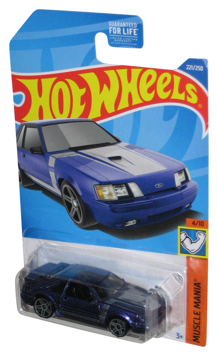 Hot Wheels Muscle Mania 4/10 (2021) Purple '84 Mustang SVO Toy Car 221/250
