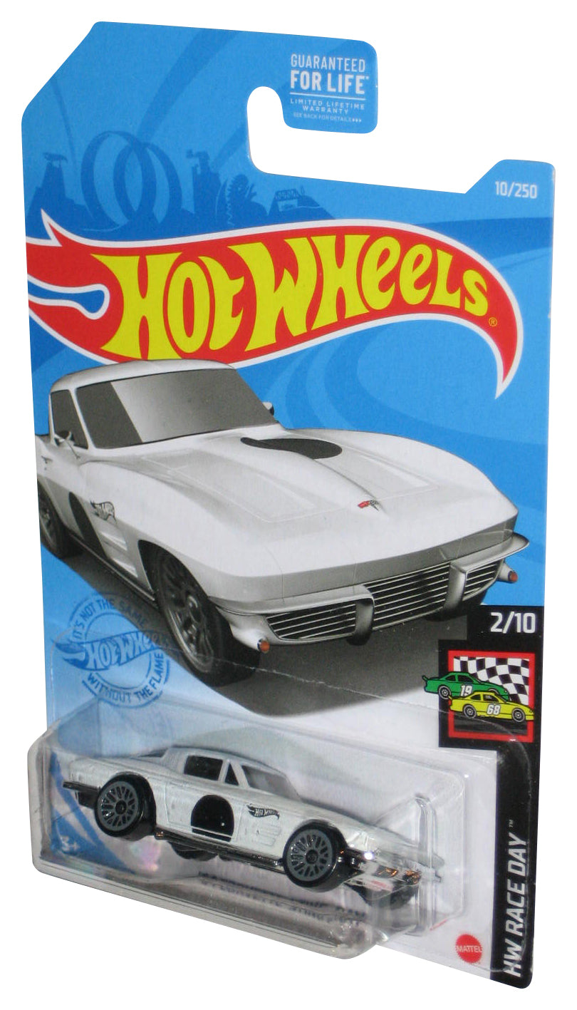 Hot Wheels HW Race Day 2/10 (2018) White '64 Corvette Sting Ray Car 10/250