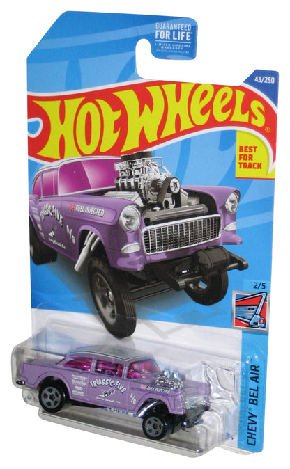 Hot Wheels Chevy Bel Air 2/5 (2021) Purple '55 Chevy Bel Air Gasser Toy Car 43/250