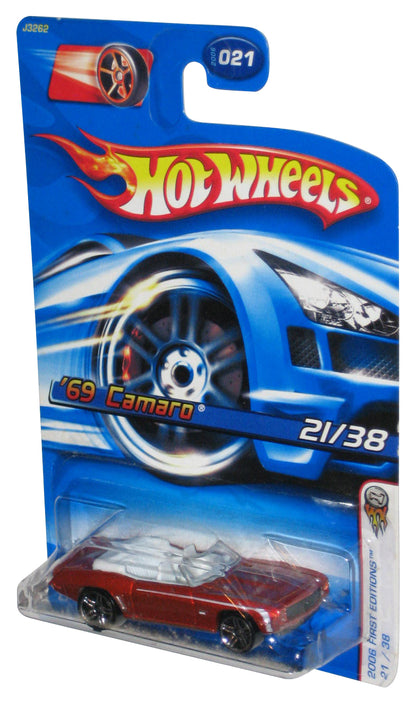 Hot Wheels 2006 First Editions 21/38 Red '69 Camaro Toy Car #021