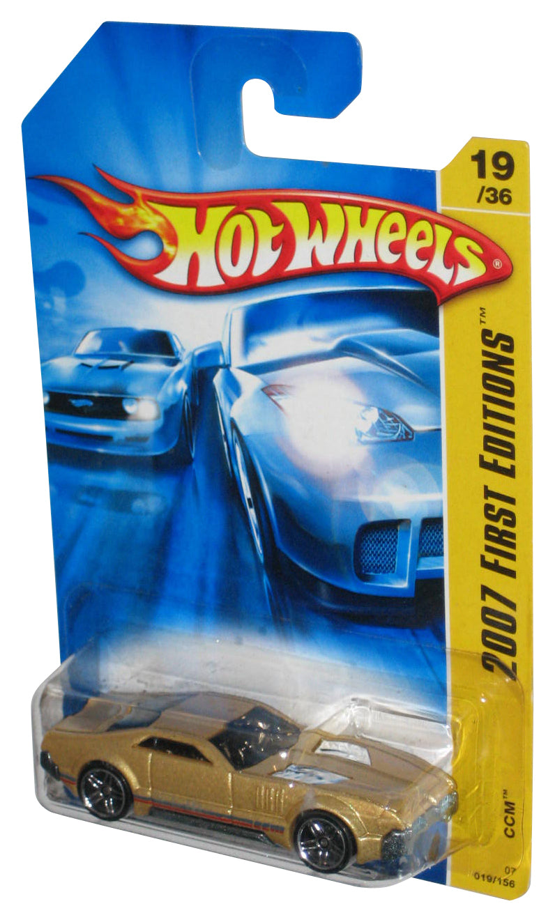 Hot Wheels 2007 First Editions 19/36 Gold CCM Toy Car 019/156