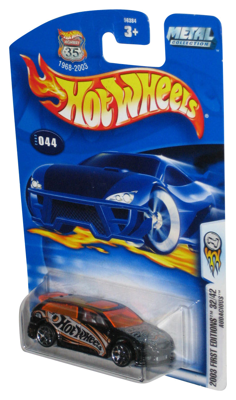 Hot Wheels 2003 First Editions 32/42 Mattel Audacious Black Toy Car #044