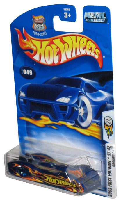 Hot Wheels 2003 First Editions 37/42 Blue Ground FX Toy Car #049