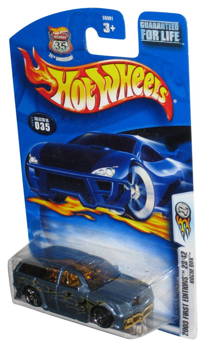Hot Wheels 2003 First Editions 23/42 Light Blue Boom Box Toy Car #035