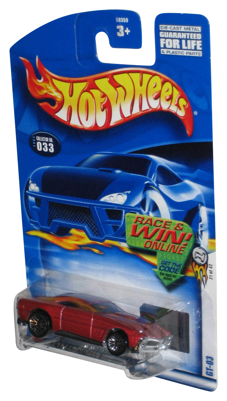 Hot Wheels GT-03 (2003) Mattel Metallic Red Die-Cast Toy Car #033