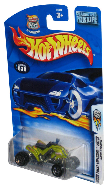 Hot Wheels 2003 First Editions 26/42 Green Sand Stinger Toy Car #038