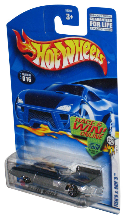 Hot Wheels Fish'd & Chip'd (2002) Mattel Blue & Silver Toy Car #016